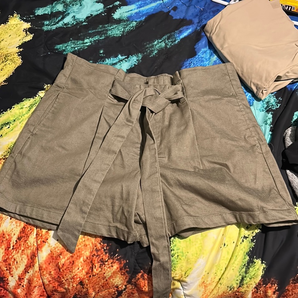 Green Dress Shorts